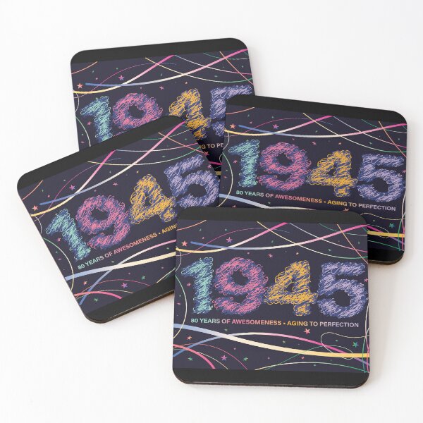 Item preview, 1945 - 80 Years of Awesomeness – Aging to Perfection designed and sold by PCStudio57.