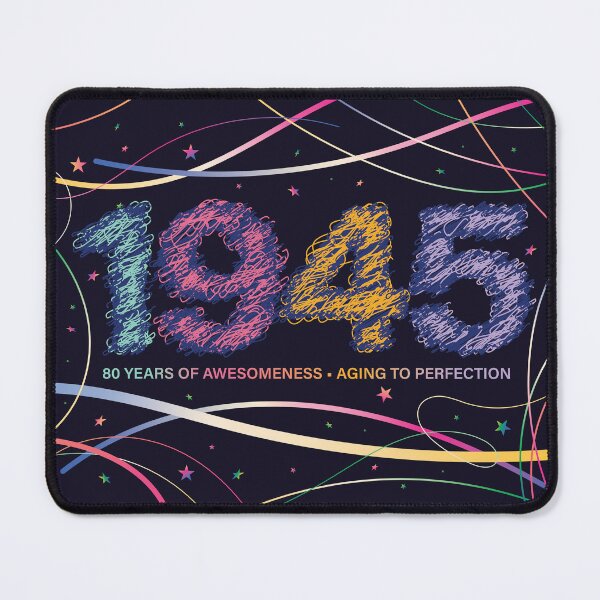 Item preview, 1945 - 80 Years of Awesomeness – Aging to Perfection designed and sold by PCStudio57.