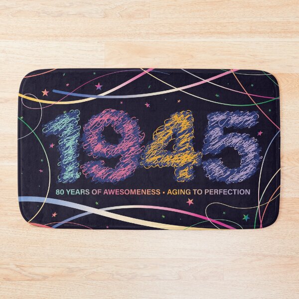 Item preview, 1945 - 80 Years of Awesomeness – Aging to Perfection designed and sold by PCStudio57.