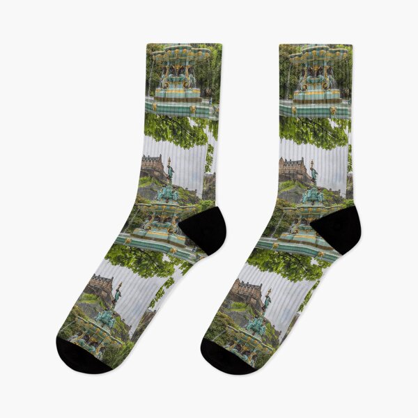 Item preview, UK. Scotland. Edinburgh. Prince's Gardens. Fountain. designed and sold by vadim19.