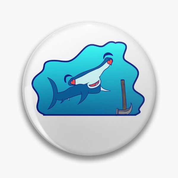 Item preview, Hammerhead shark love at first sight designed and sold by nostakesart.