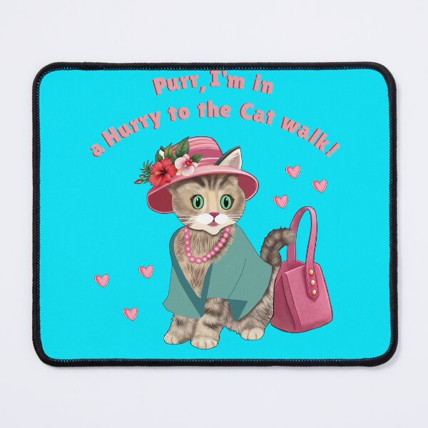 Item preview, Purr Fashionista - Сyber Trendy Cat T-shirt  designed and sold by Felia001.