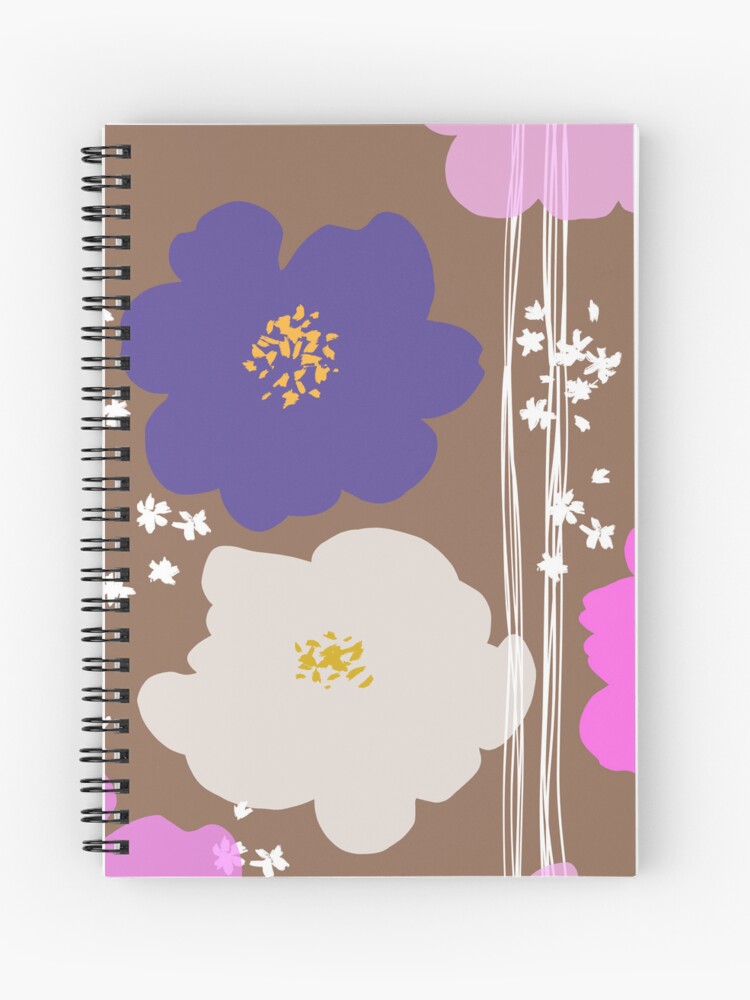 Thumbnail 1 of 3, Journal, Peony flowers: Pink Purple designed and sold by MyBonShaBon.