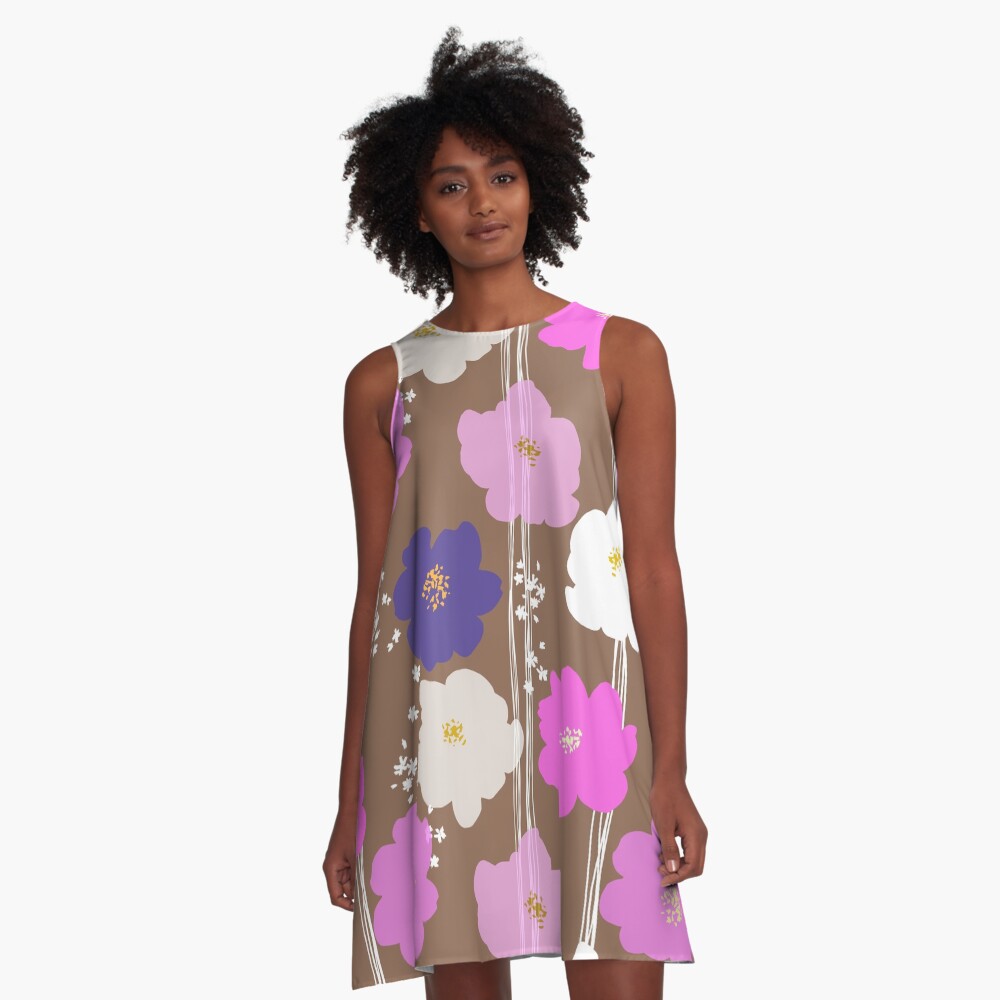 Item preview, A-Line Dress designed and sold by MyBonShaBon.