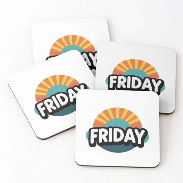 Item preview, Friday Logo with Rising Sun Design designed and sold by Rue Market.