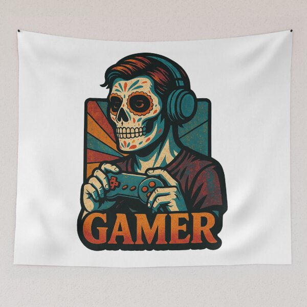 Item preview, Catrín Gamer Abstract Festival designed and sold by JonelleTshirts.