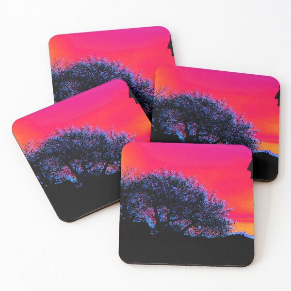 Item preview, Surrealistic color edit of twilight in the suburbs designed and sold by Dryft7.