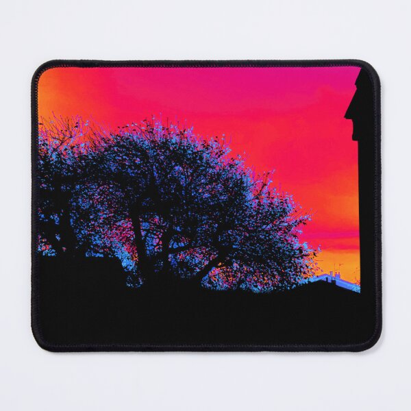 Item preview, Surrealistic color edit of twilight in the suburbs designed and sold by Dryft7.