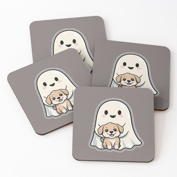 Item preview, Rosy Cheeked Ghost and Puppy designed and sold by LewpyG.