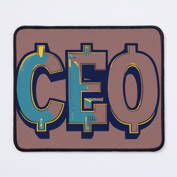 Item preview, CEO Boss Leader Office Humor Humor Cool Cute Profession Occupation Phrase designed and sold by UrbanStitchCreations.