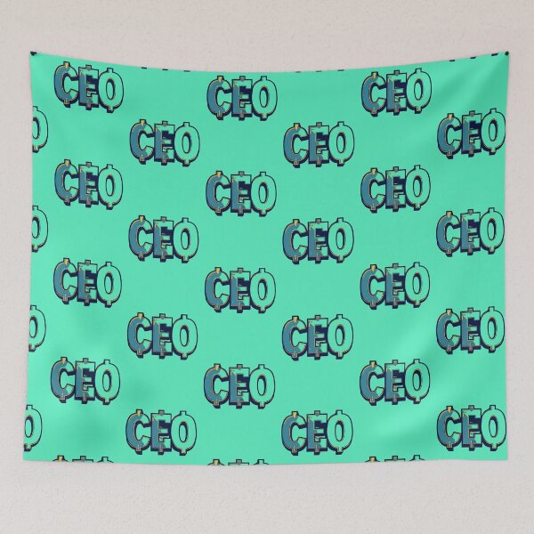 Item preview, CEO Boss Leader Office Humor Humor Cool Cute Profession Occupation Phrase designed and sold by UrbanStitchCreations.