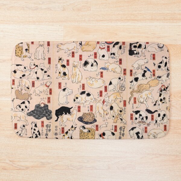 Item preview, Cats as the Fifty-three Stations of the Tōkaidō designed and sold by RickE.