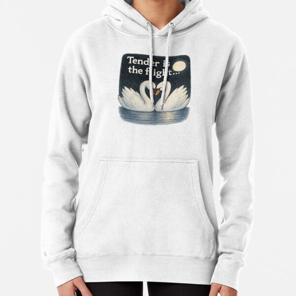 Item preview, Tender Is the Flight: Romantic Swan Illustration designed and sold by ChirpInc.