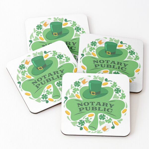 Item preview, Notary Public St. Patrick’s Day Shamrock Design – Lucky Notary Gift designed and sold by NotaryLife.