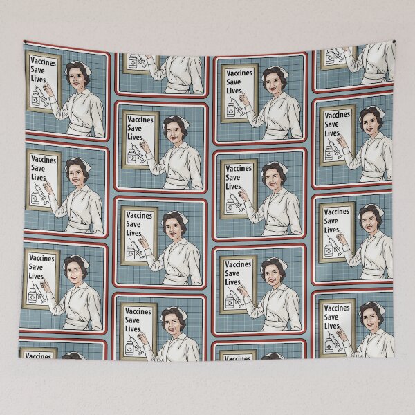 Item preview, Vaccines Save Lives designed and sold by Unhinged Heather.