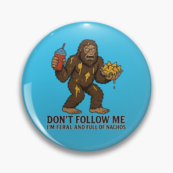 Item preview, Feral Nacho Bigfoot – Cryptid Snack Rampage Design designed and sold by Altered Array, LLC.