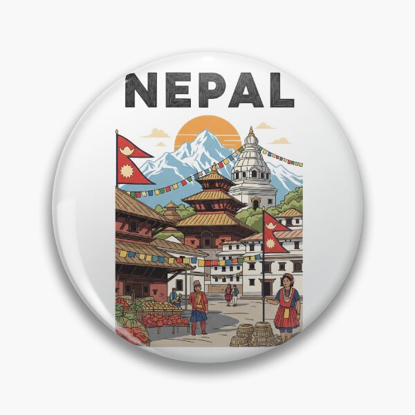 Item preview, Nepal (Country Collection) designed and sold by HeartbeatPrint.