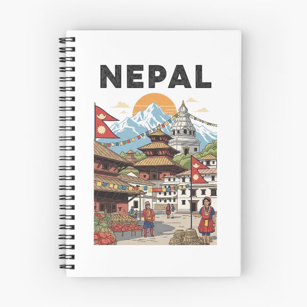 Item preview, Nepal (Colección de países) designed and sold by HeartbeatPrint.