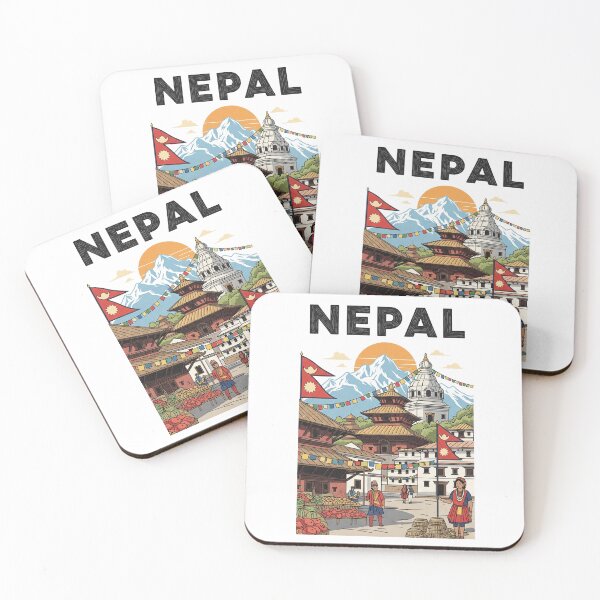 Item preview, Nepal (Country Collection) designed and sold by HeartbeatPrint.