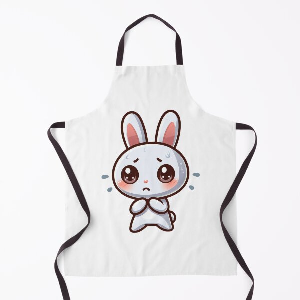 Item preview, Nervous Cartoon Bunny - Anxious Mood Animal Illustration designed and sold by Confuzz1ed.