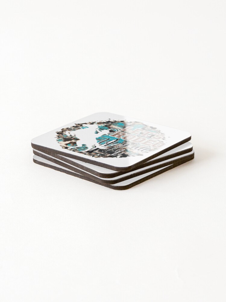 Thumbnail 4 of 5, Coasters (Set of 4), All for Rodeo designed and sold by NMB-ART-Design.