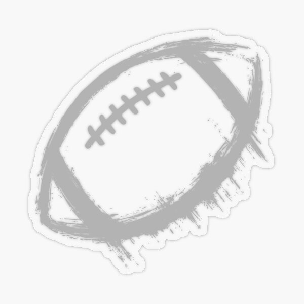 Item preview, Grungy Football Silhouette – Vintage Sports Fan Design designed and sold by High School Spirit.
