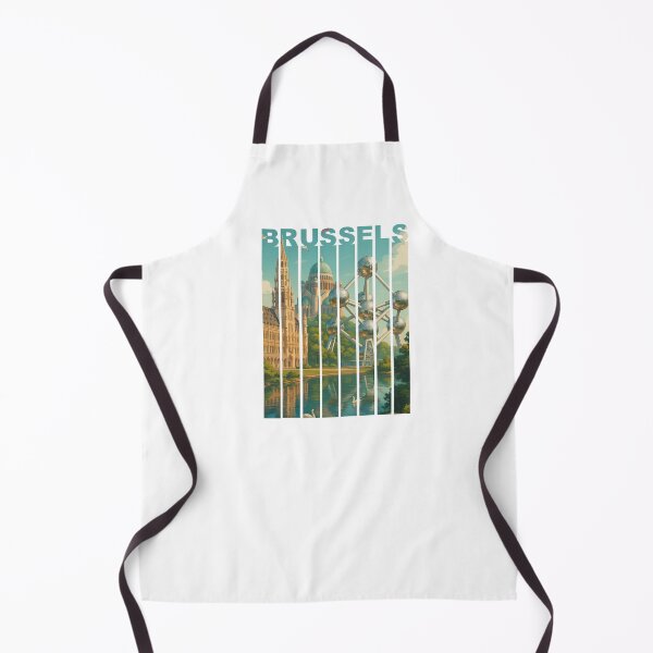 Item preview, Greetings from BRUSSELS Belgium - Modern Colorful City View designed and sold by Earth Celebration Designs.