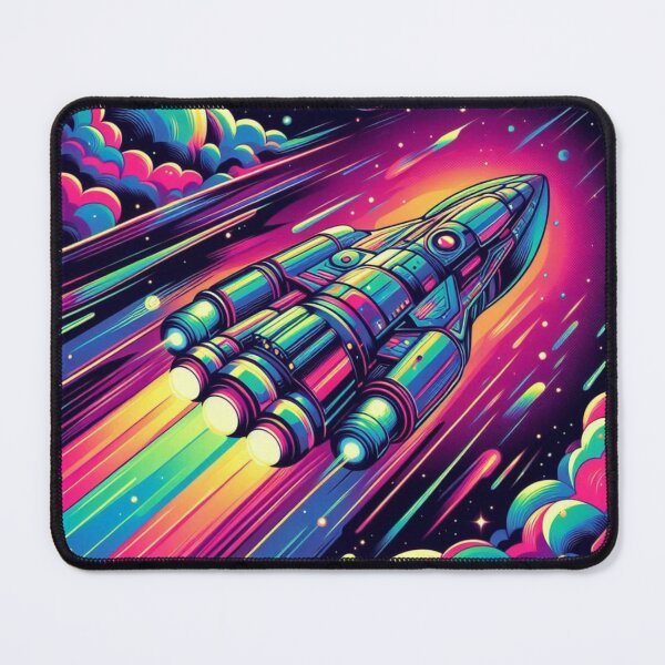 Item preview, Colorful Spaceship designed and sold by Dogandesighn.