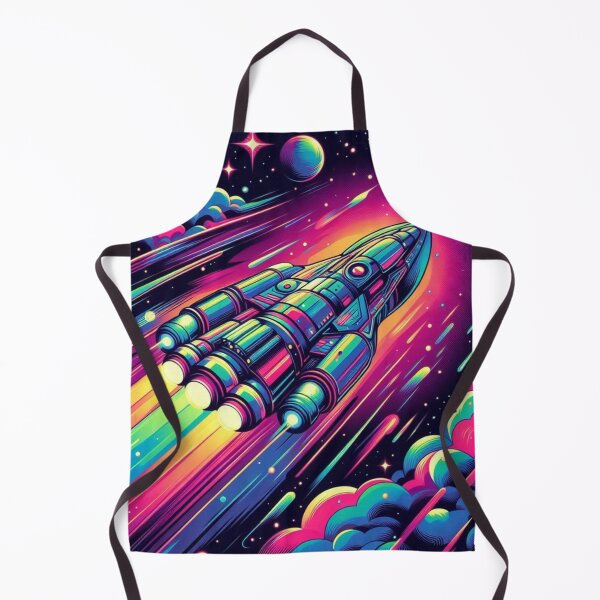 Item preview, Colorful Spaceship designed and sold by Dogandesighn.