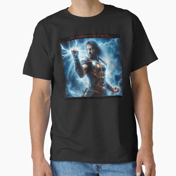Item preview, The Power of True Metal - T-Shirt and Accessories designed and sold by Joey Mansell Shop.
