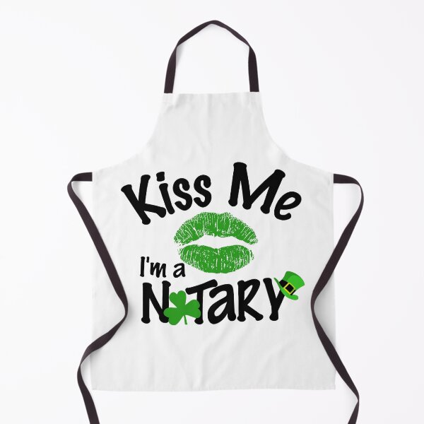 Item preview, Kiss Me I’m a Notary St. Patrick’s Day Green Lips Design designed and sold by NotaryLife.