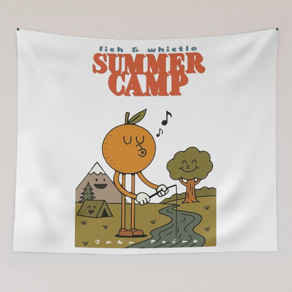 Item preview, Fish and Whistle Summer Camp poster designed and sold by Killer Creative.