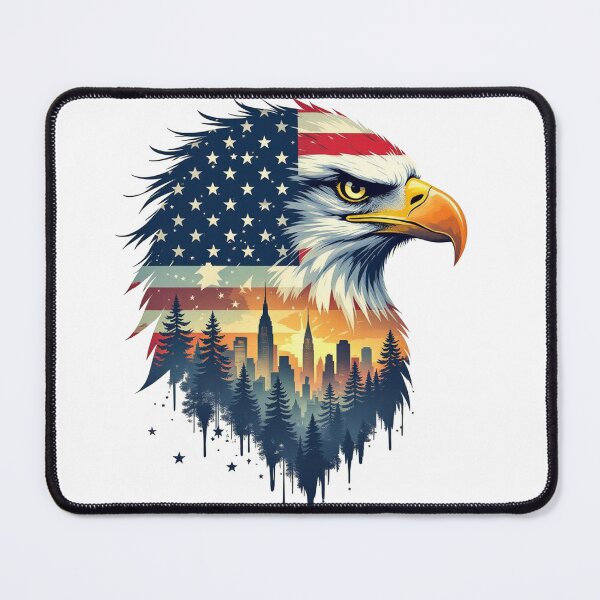 Item preview, Double Exposure American Eagle  designed and sold by J-CCreations.