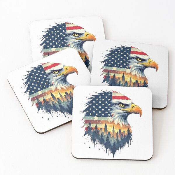 Item preview, Double Exposure American Eagle  designed and sold by J-CCreations.