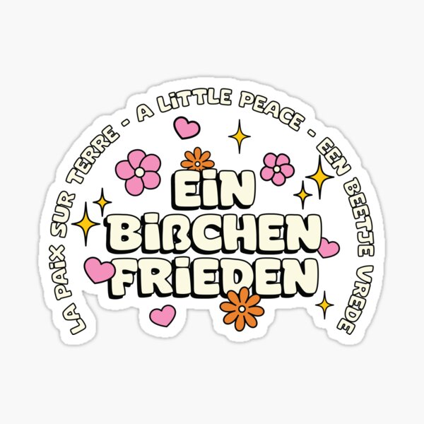 Item preview, Ein bißchen Frieden - Nicole - Eurovision 1982  Winner - Germany - Eurovision Song Contest Winners - Eurovision 1982 - A Little Peace designed and sold by Vision-Tees.