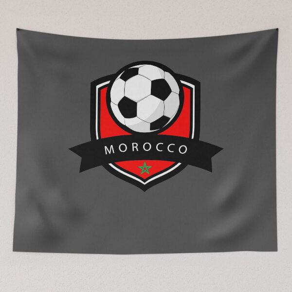 Item preview, Soccer flag Morocco designed and sold by melsens.