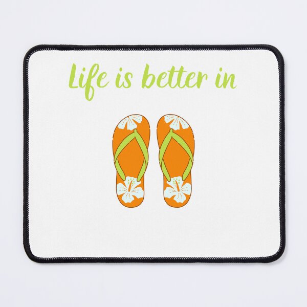 Item preview, Life Is Better in Flip-Flops – Summer Vibes designed and sold by Malohana.