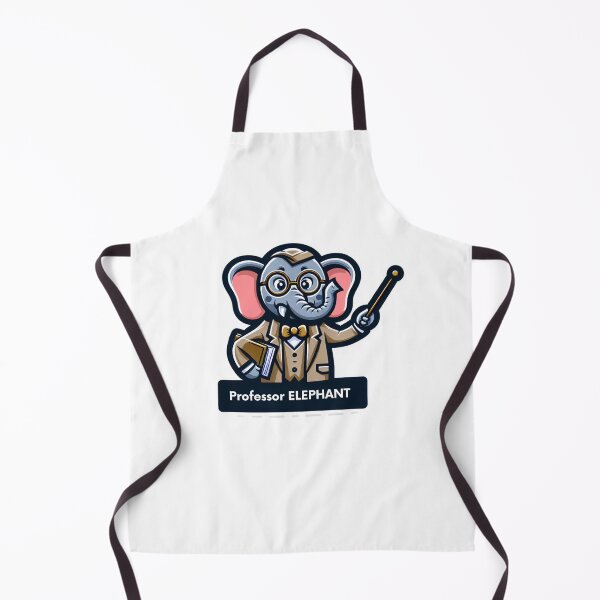 Item preview, _Wise Elephant Professor designed and sold by  ViralVisionsCreating .