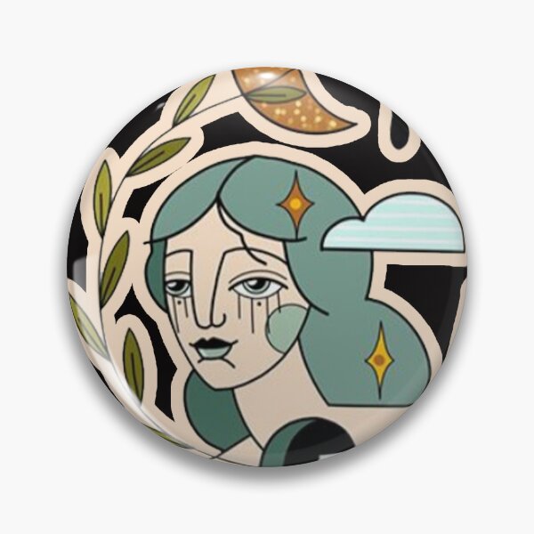 Item preview, minmial girl tattoo flash designed and sold by Ratatatts.