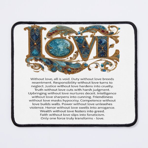 Item preview, Eternal Love - Ornate Jewel Text Art Stickers Posters and More designed and sold by Rocky Mountain Artistry.