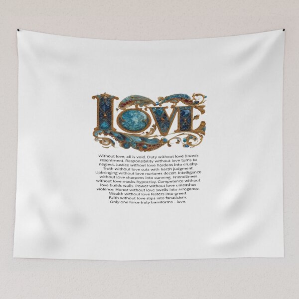 Item preview, Eternal Love - Ornate Jewel Text Art Stickers Posters and More designed and sold by Rocky Mountain Artistry.