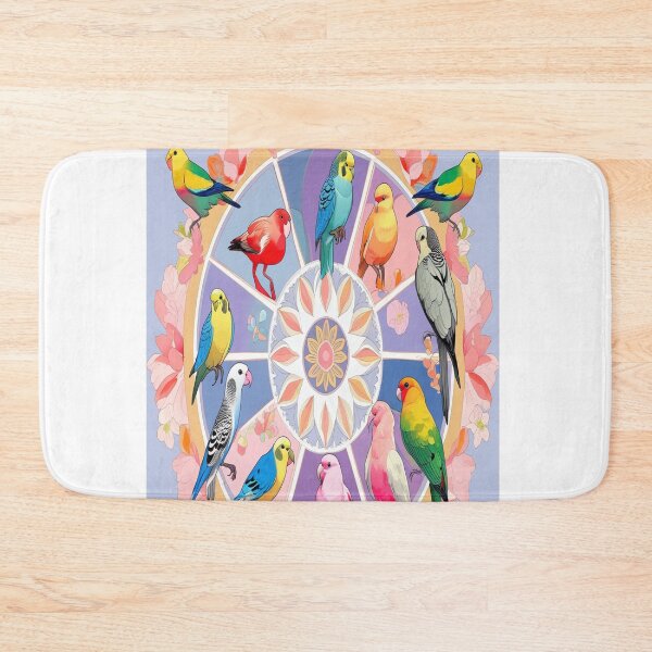 Item preview, Exotic Birds Mandala: Pastel Harmony Design designed and sold by Max Store.