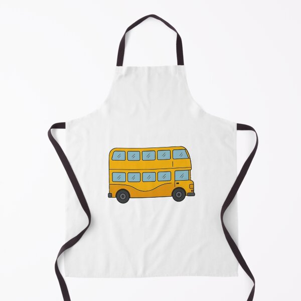 Item preview, Bold Cartoon Double-Decker Bus – Minimal Side View Illustration designed and sold by CrisAidream.