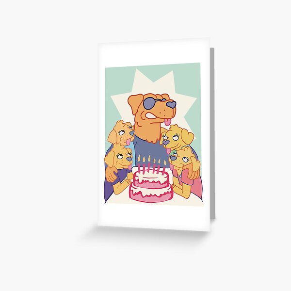 Item preview, Birthday dad, Mr Peanutbutter, Bojack designed and sold by theartsclubshop.