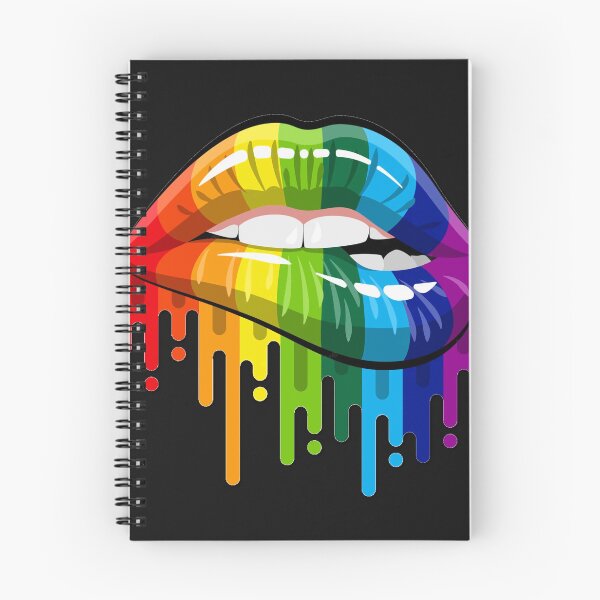 Item preview, Rainbow Biting Lips Melting Drip designed and sold by FestDrip.