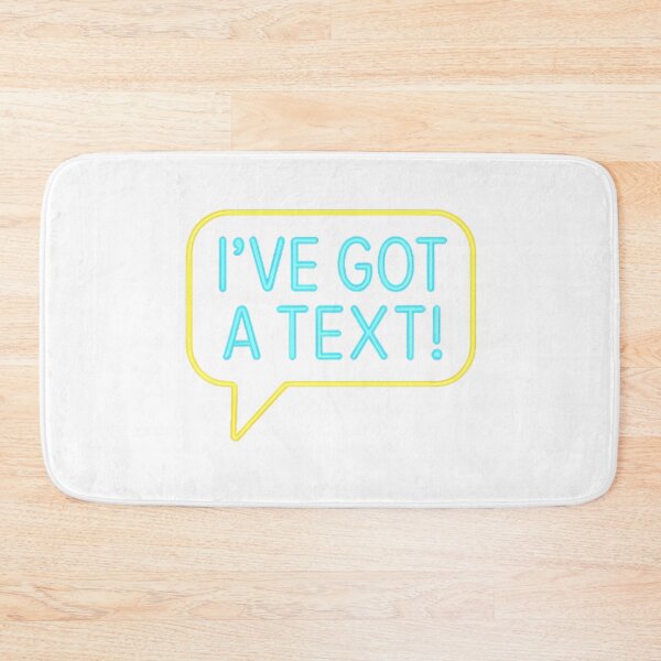 Item preview, 1️⃣ “I’VE GOT A TEXT!” – Neon Villa Quote Sticker designed and sold by summer-loving.