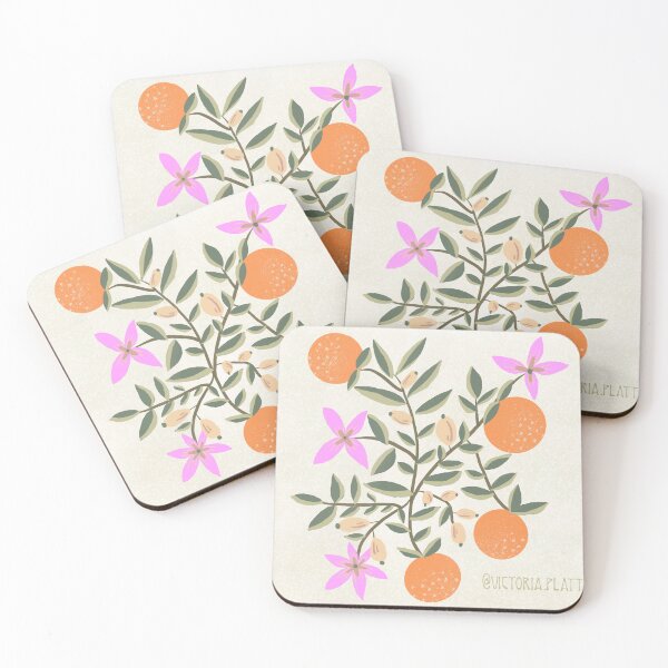 Item preview, Oranges and florals designed and sold by VictoriaP79.
