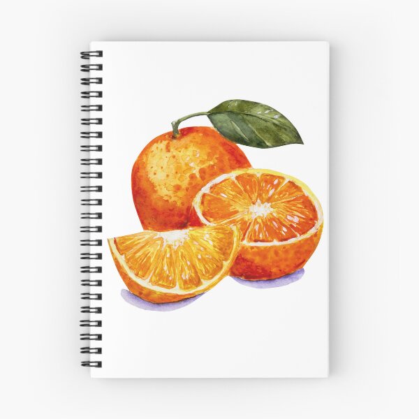 Item preview, Watercolor oranges with white background designed and sold by Assol Kovtun.
