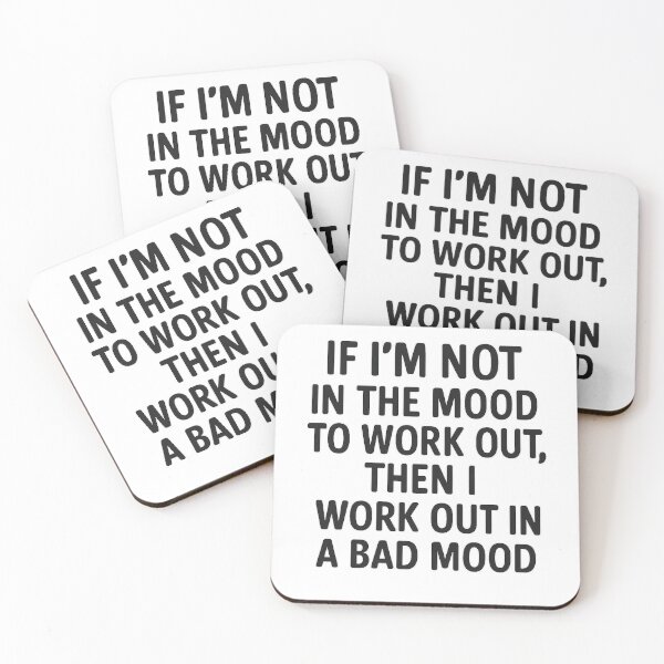 Item preview, Discipline Over Mood – Workout Quote Art designed and sold by visualvibesss.