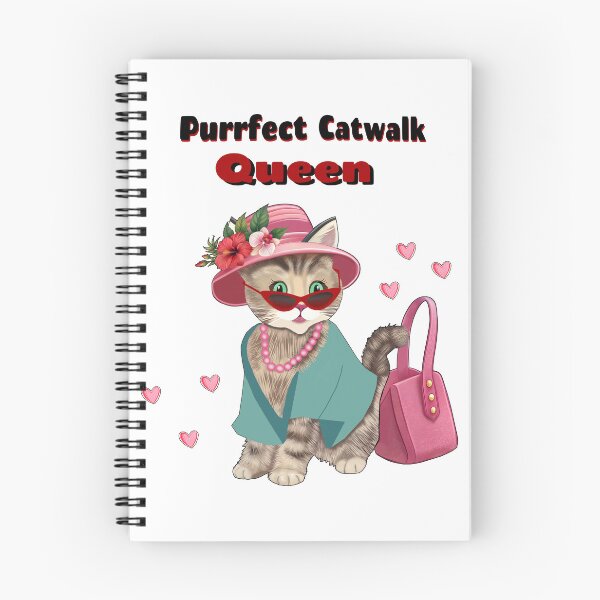 Item preview, Purrfect Catwalk Queen - Сyber Trendy Cat T-shirt  designed and sold by Felia001.